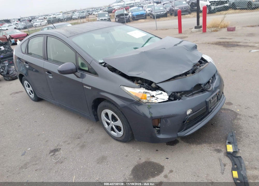2013 TOYOTA PRIUS THREE VIN: JTDKN3DU2D1650862