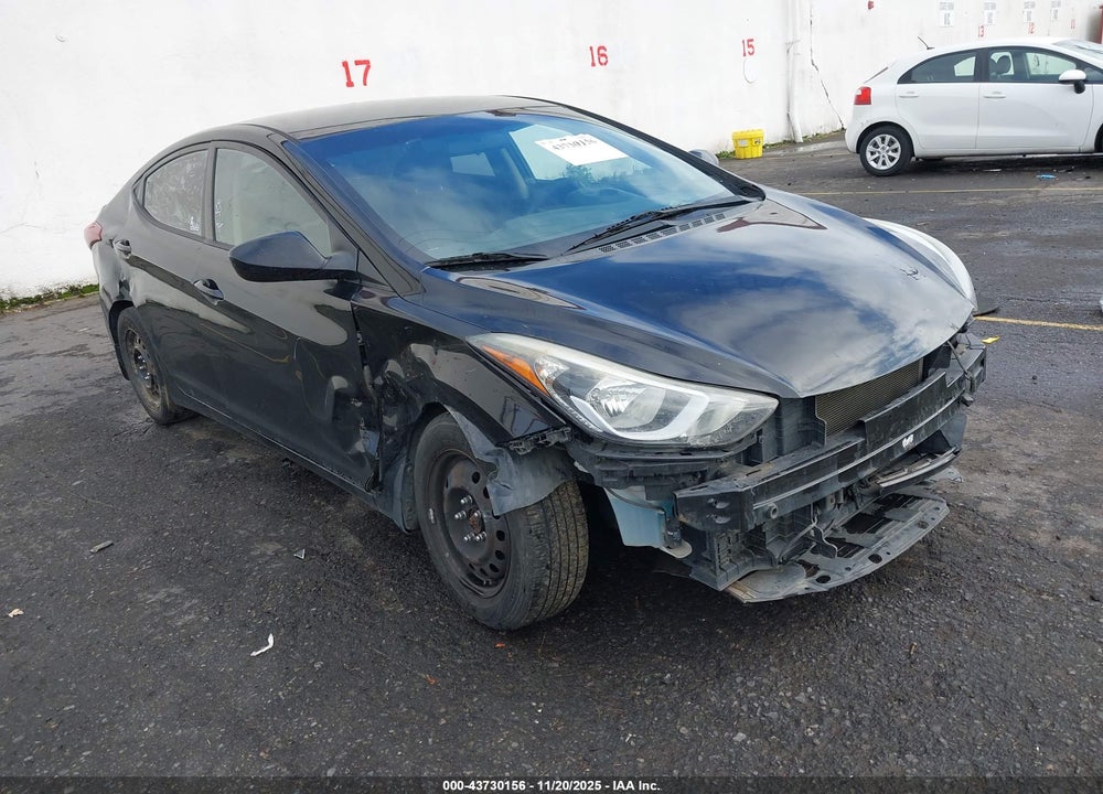 2016 HYUNDAI ELANTRA SE VIN: KMHDH4AE9GU587180