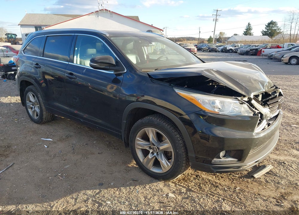 2016 TOYOTA HIGHLANDER LIMITED PLATINUM V6 VIN: 5TDDKRFH9GS329381