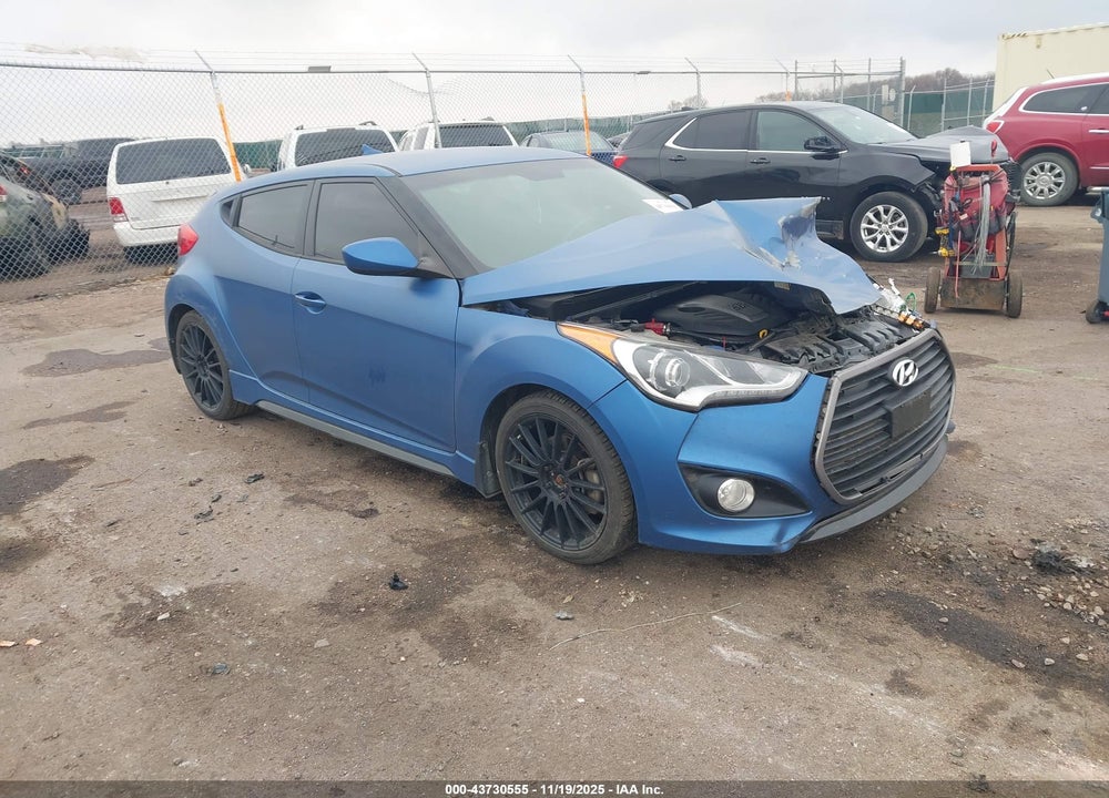 2016 HYUNDAI VELOSTER TURBO RALLY EDITION VIN: KMHTC6AE1GU264487