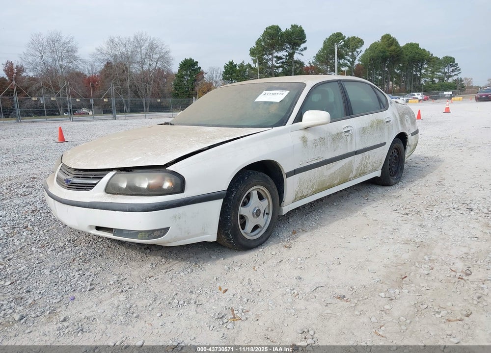 2002 CHEVROLET IMPALA LS VIN: 2G1WH55K129167852
