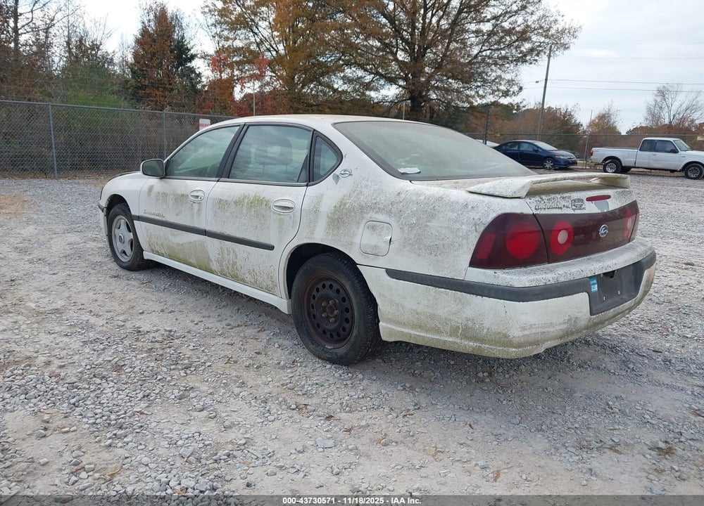 2002 CHEVROLET IMPALA LS VIN: 2G1WH55K129167852