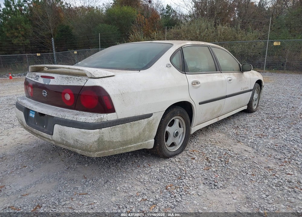 2002 CHEVROLET IMPALA LS VIN: 2G1WH55K129167852