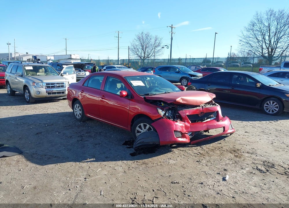 2009 TOYOTA COROLLA LE VIN: JTDBL40E699036545