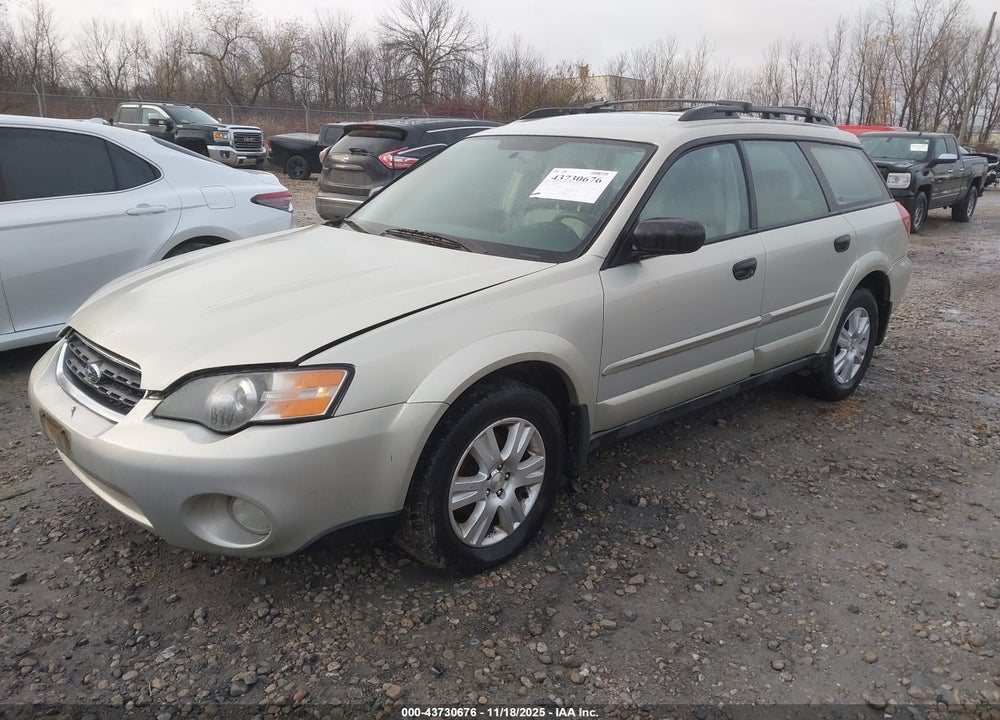 2005 SUBARU OUTBACK 2.5I VIN: 4S4BP61C257386477