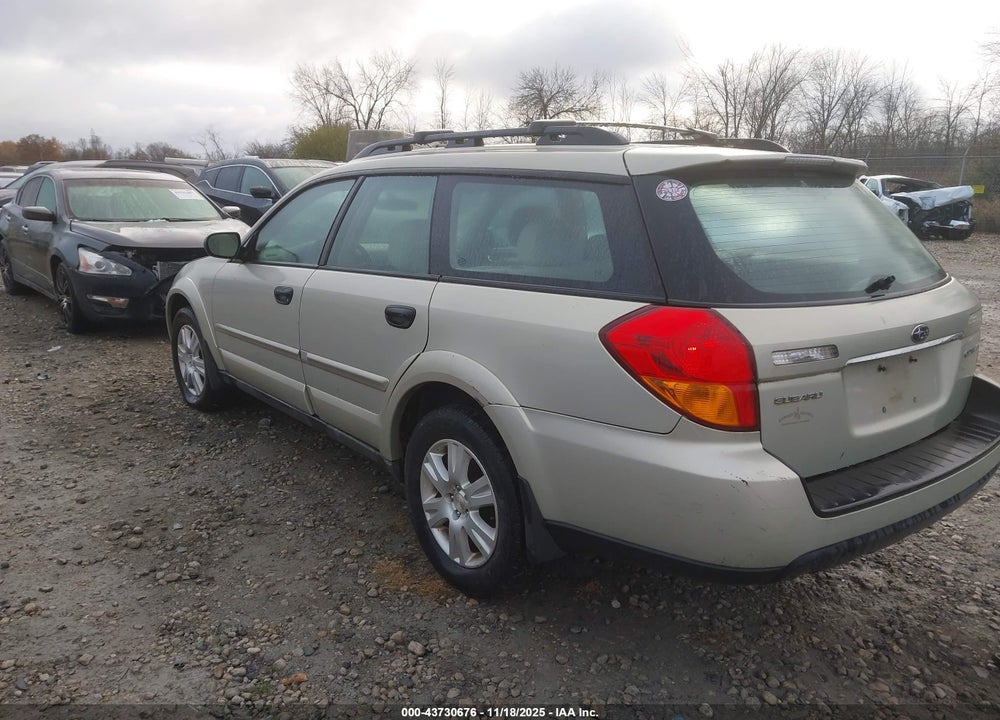 2005 SUBARU OUTBACK 2.5I VIN: 4S4BP61C257386477