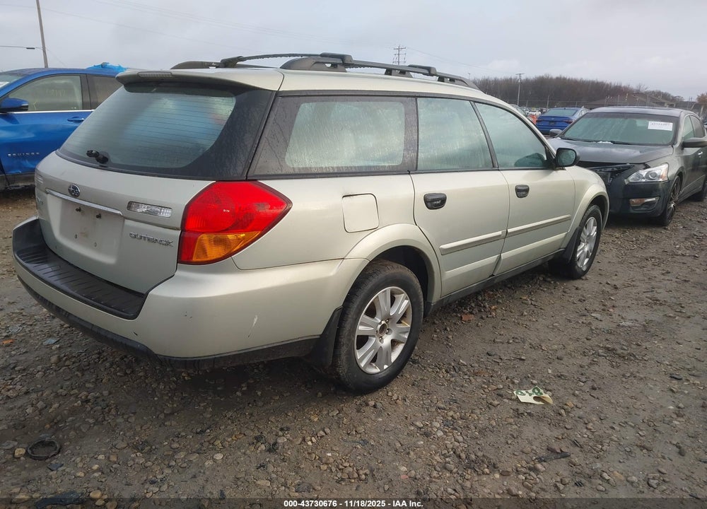 2005 SUBARU OUTBACK 2.5I VIN: 4S4BP61C257386477