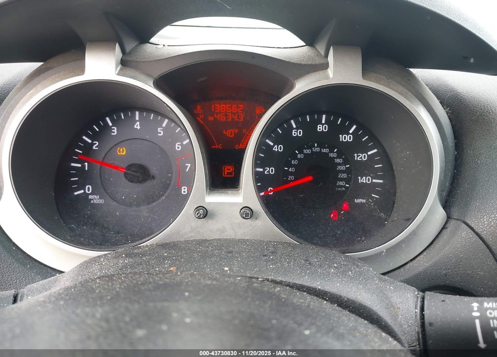 2011 NISSAN JUKE S VIN: JN8AF5MV8BT014546