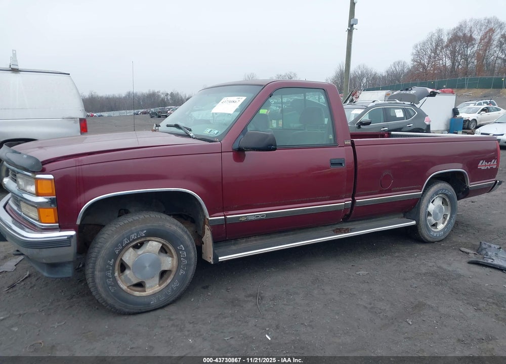 1996 CHEVROLET GMT-400 K1500 VIN: 1GCEK14R1TZ121408