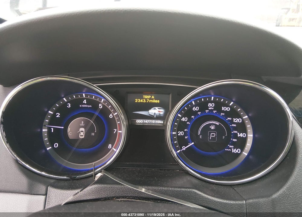 2014 HYUNDAI SONATA LIMITED VIN: 5NPEC4AC9EH845761
