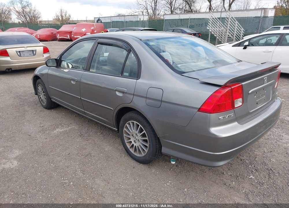 2005 HONDA CIVIC LX VIN: 2HGES16555H614071