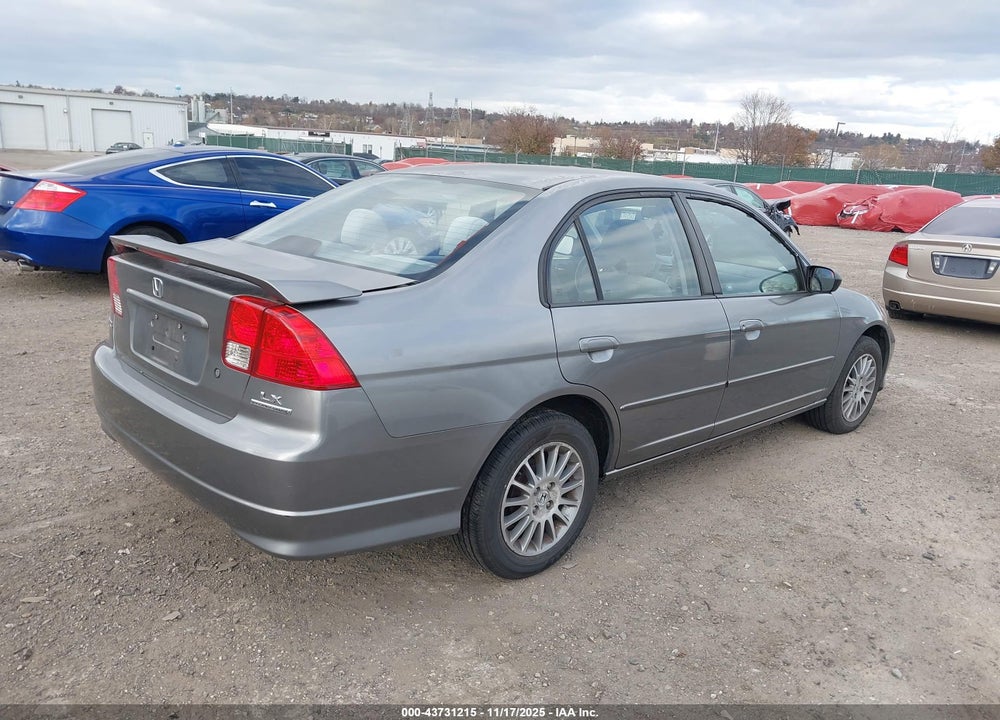 2005 HONDA CIVIC LX VIN: 2HGES16555H614071