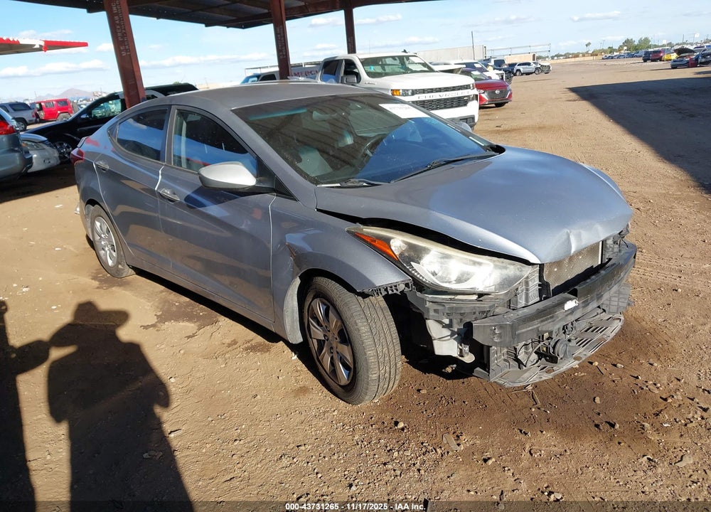 2016 HYUNDAI ELANTRA SE VIN: 5NPDH4AEXGH746674