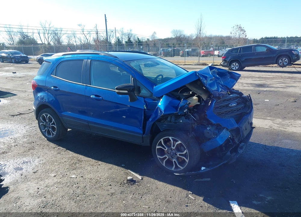 2019 FORD ECOSPORT SES VIN: MAJ6S3JL9KC310847