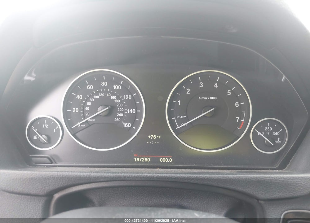 2014 BMW 320I VIN: WBA3B1C51EK133380