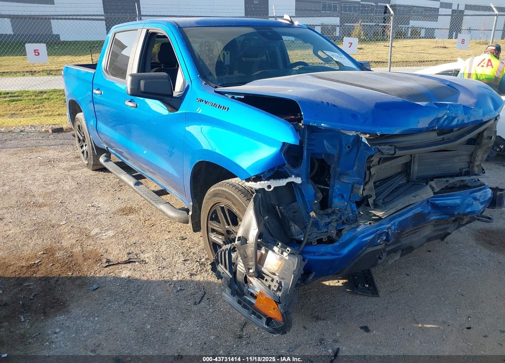 2023 CHEVROLET SILVERADO 1500 2WD  SHORT BED CUSTOM VIN: 1GCPABEK9PZ204934