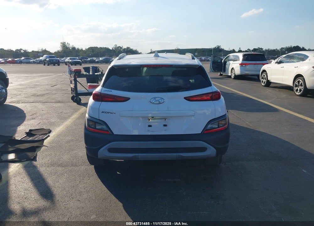 2022 HYUNDAI KONA SEL VIN: KM8K62AB5NU777448