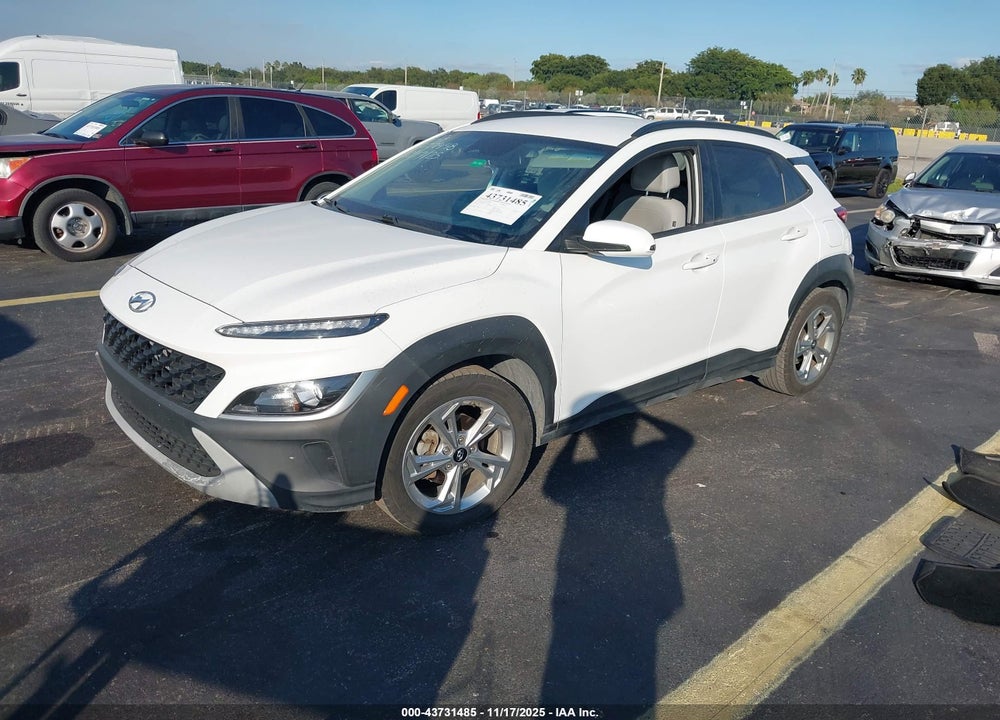 2022 HYUNDAI KONA SEL VIN: KM8K62AB5NU777448