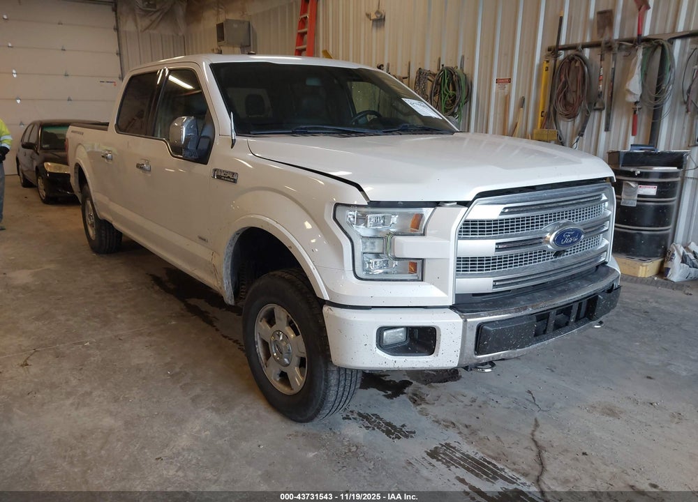2015 FORD F-150 PLATINUM VIN: 1FTFW1EGXFFB72322