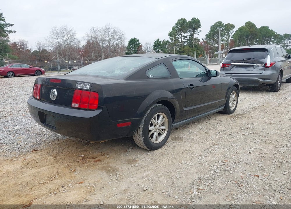 2006 FORD MUSTANG V6 VIN: 1ZVFT80N765158890