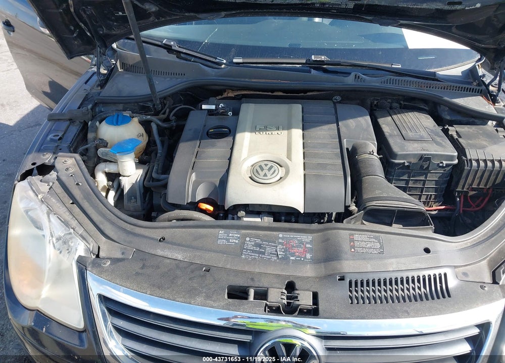 2007 VOLKSWAGEN EOS 2.0T VIN: WVWAA71FX7V029158