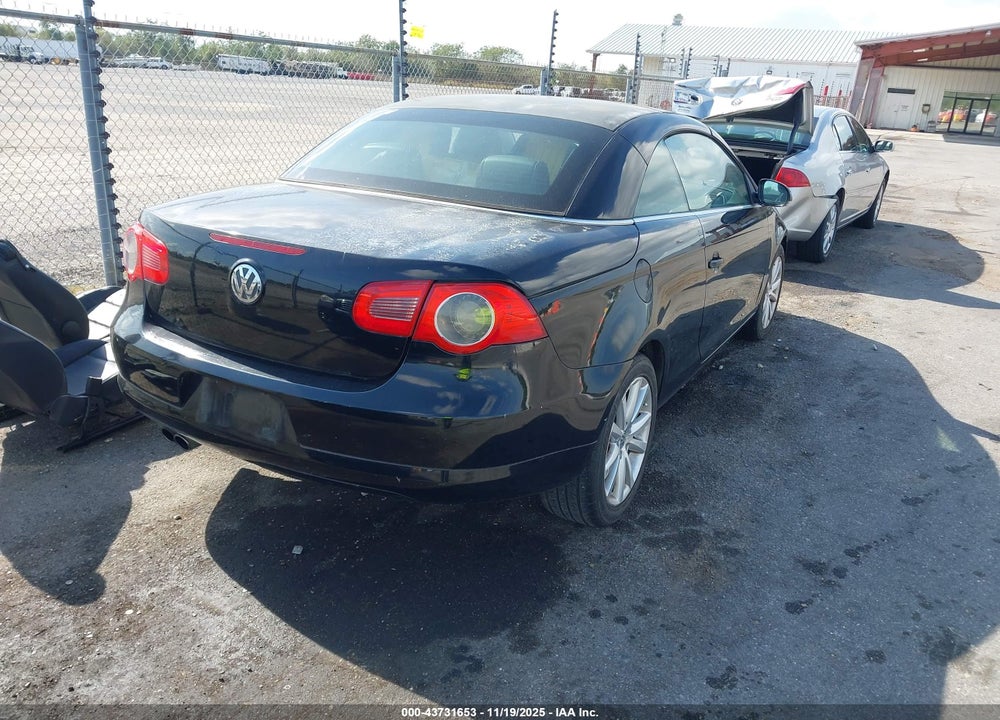 2007 VOLKSWAGEN EOS 2.0T VIN: WVWAA71FX7V029158