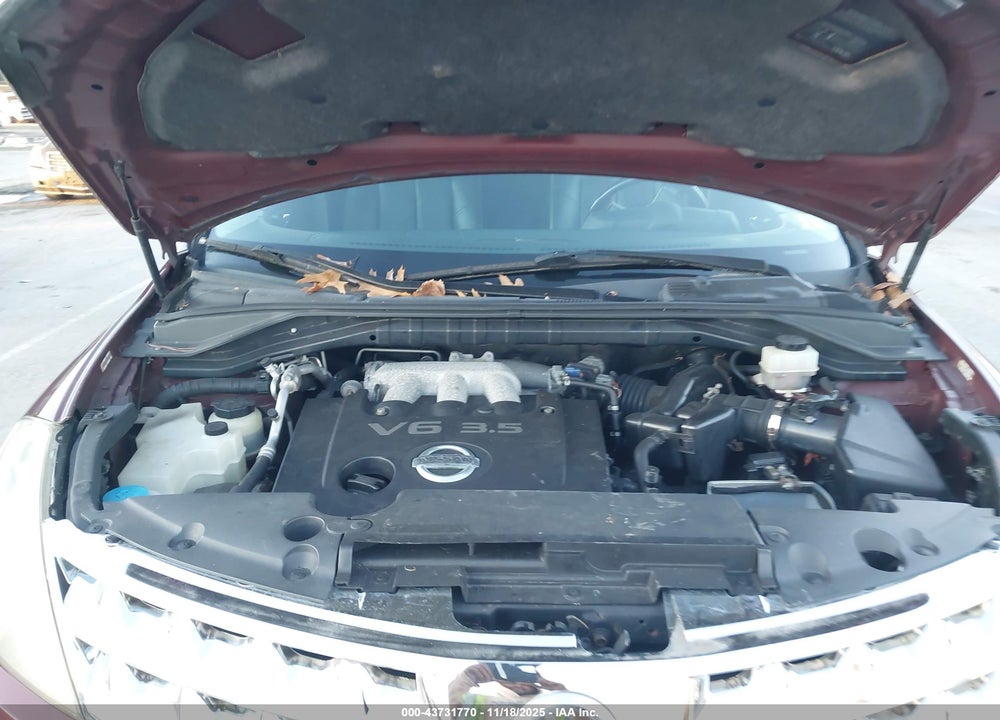 2007 NISSAN MURANO SL VIN: JN8AZ08W17W660644
