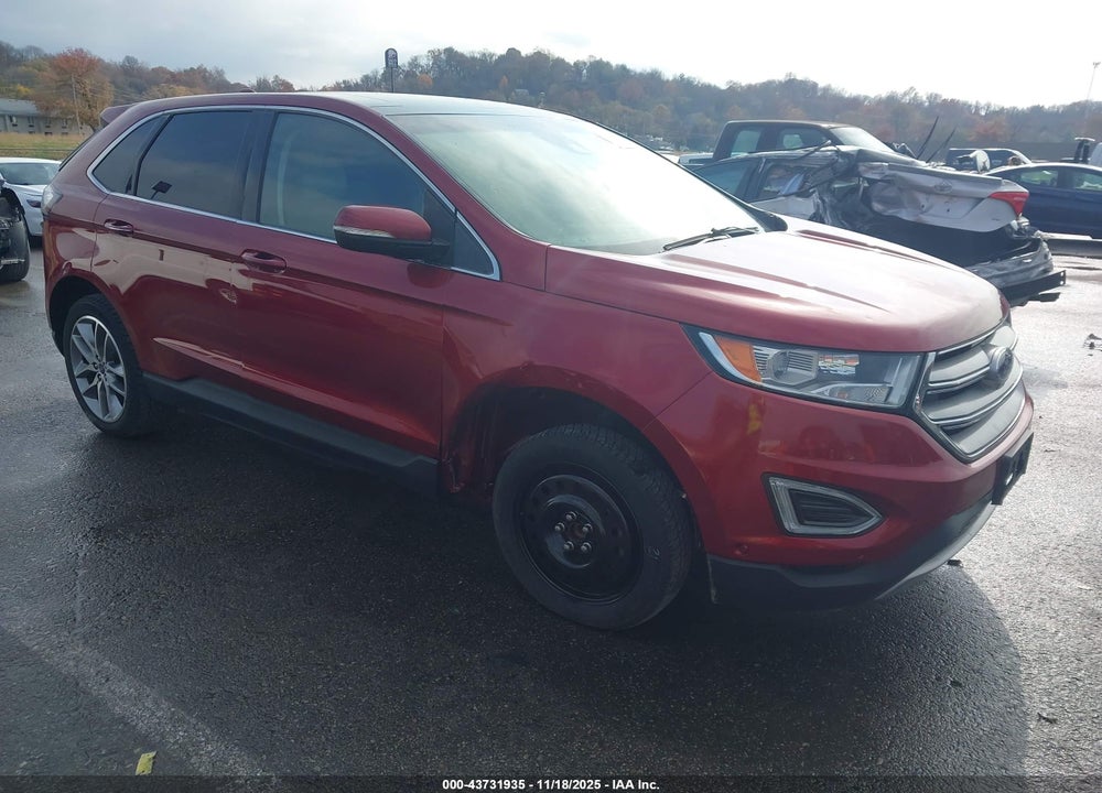 2018 FORD EDGE TITANIUM VIN: 2FMPK3K91JBC27411