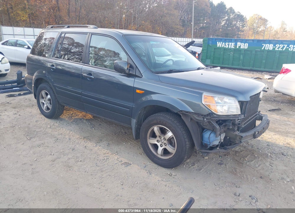 2006 HONDA PILOT EX-L VIN: 5FNYF28536B045781