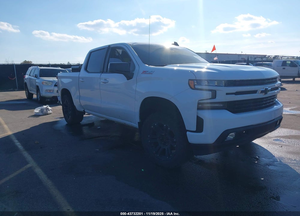 2020 CHEVROLET SILVERADO 1500 4WD  SHORT BED RST VIN: 1GCUYEED7LZ236499