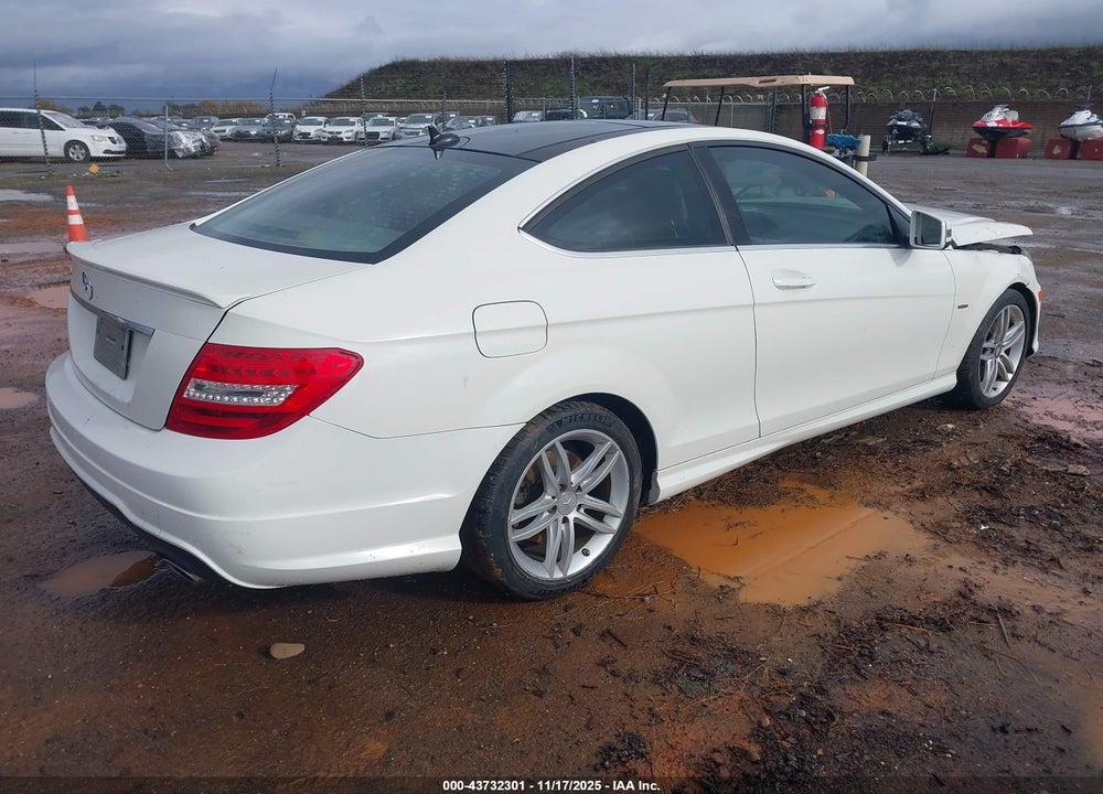 2012 MERCEDES-BENZ C 350 SPORT VIN: WDDGJ5HB4CF734985
