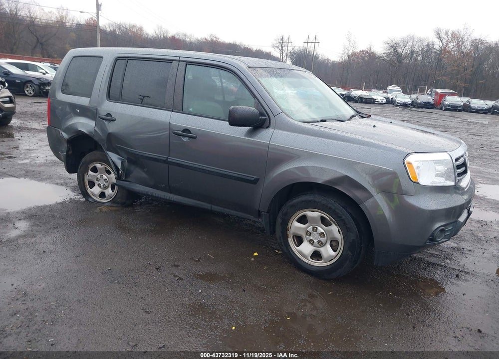 2012 HONDA PILOT LX VIN: 5FNYF4H26CB085852