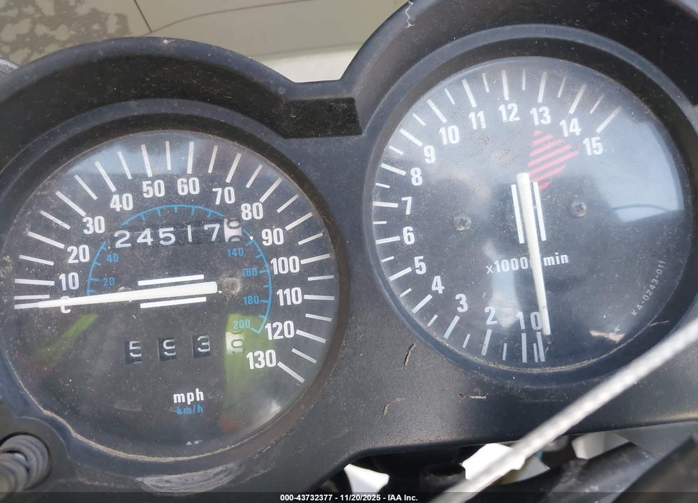 2006 KAWASAKI EX250 F VIN: JKAEXMF156DA16993