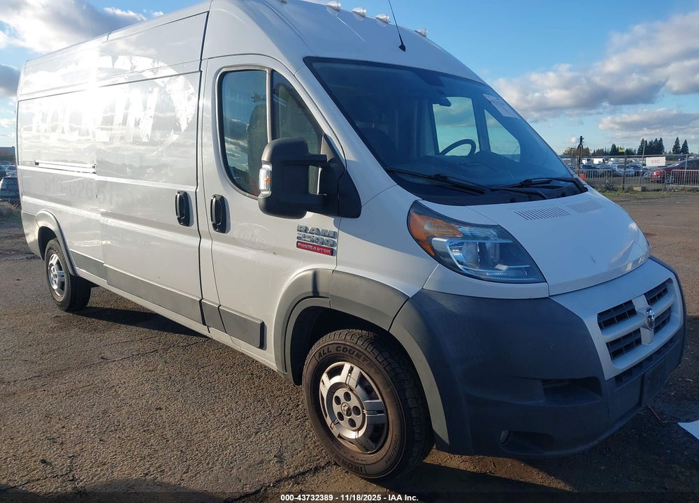 2015 RAM PROMASTER 2500 HIGH ROOF VIN: 3C6TRVDG2FE515905