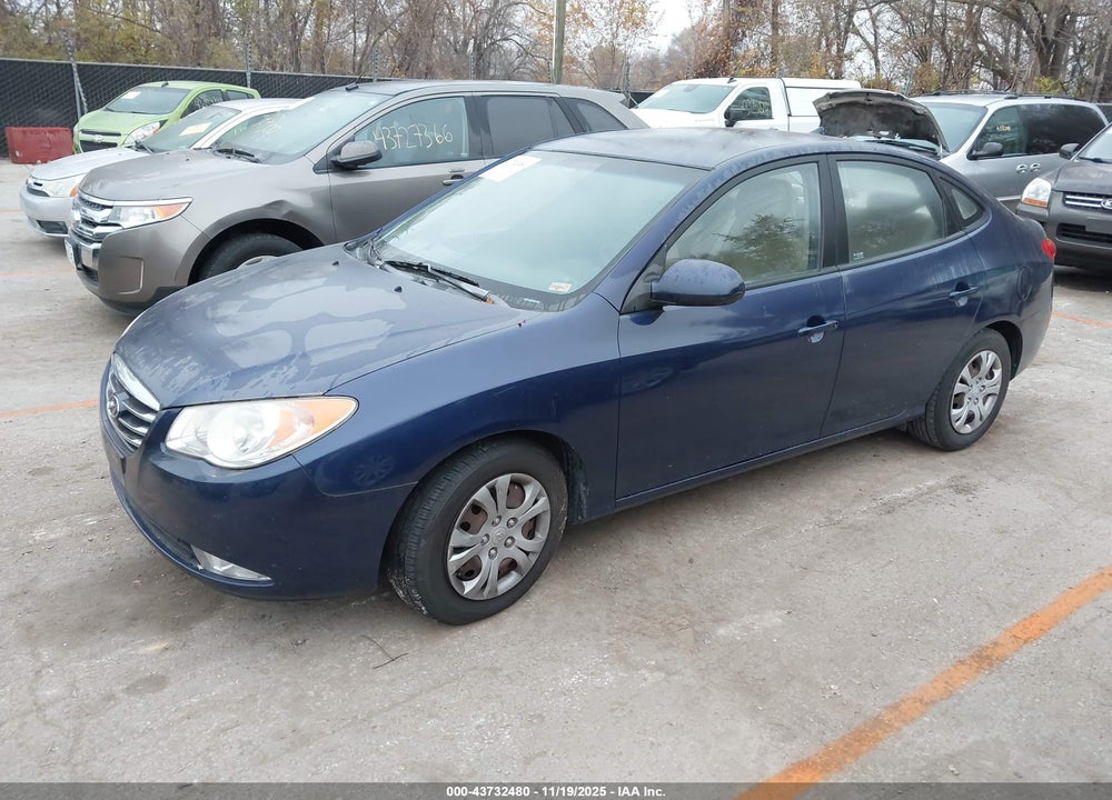 2010 HYUNDAI ELANTRA VIN: KMHDU4AD2AU910656