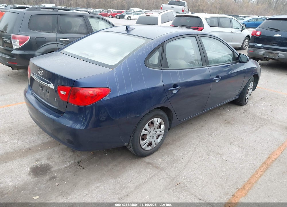 2010 HYUNDAI ELANTRA VIN: KMHDU4AD2AU910656