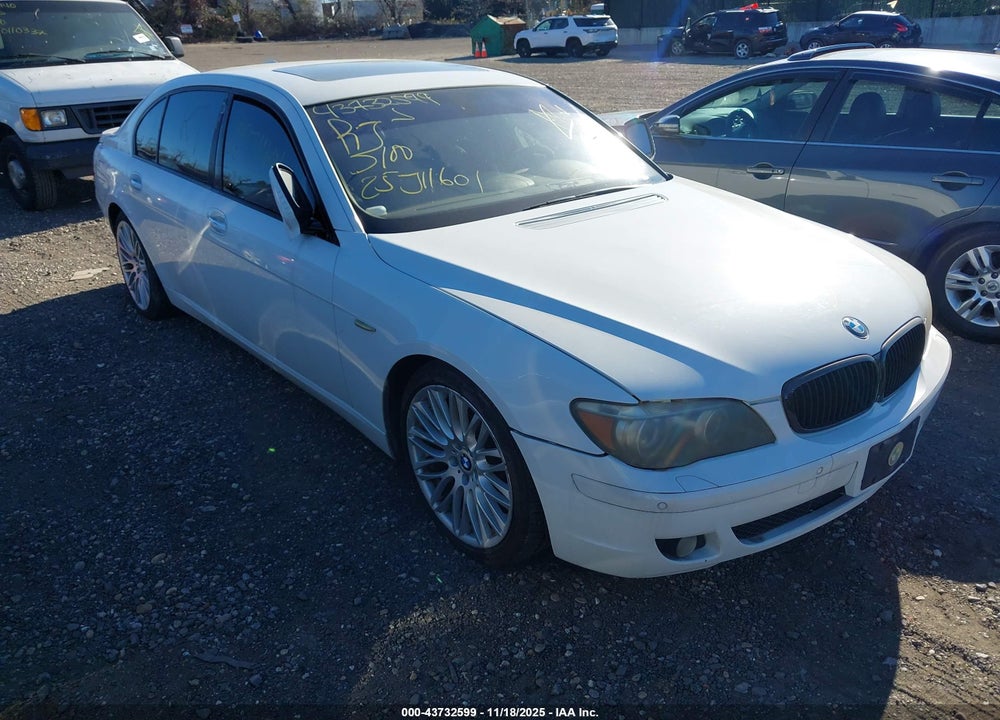 2008 BMW 750LI VIN: WBAHN83578DT83396