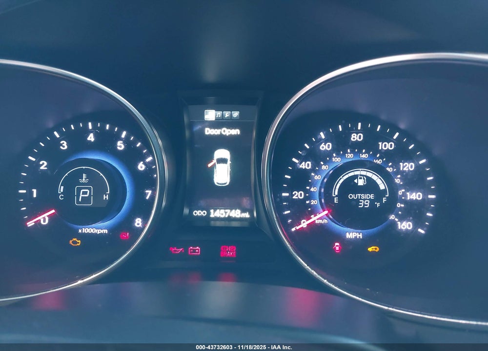 2013 HYUNDAI SANTA FE SPORT 2.0T VIN: 5XYZUDLAXDG098025