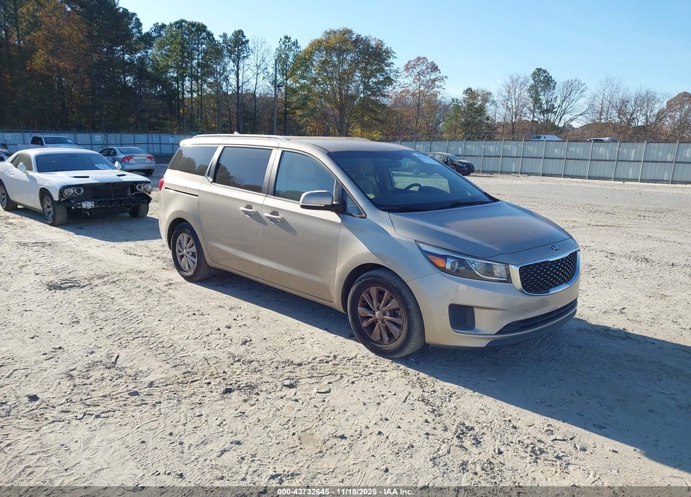 2015 KIA SEDONA LX VIN: KNDMB5C15F6043946