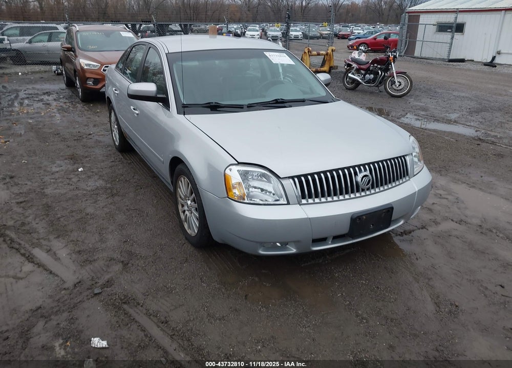 2005 MERCURY MONTEGO PREMIER VIN: 1MEFM42175G601818