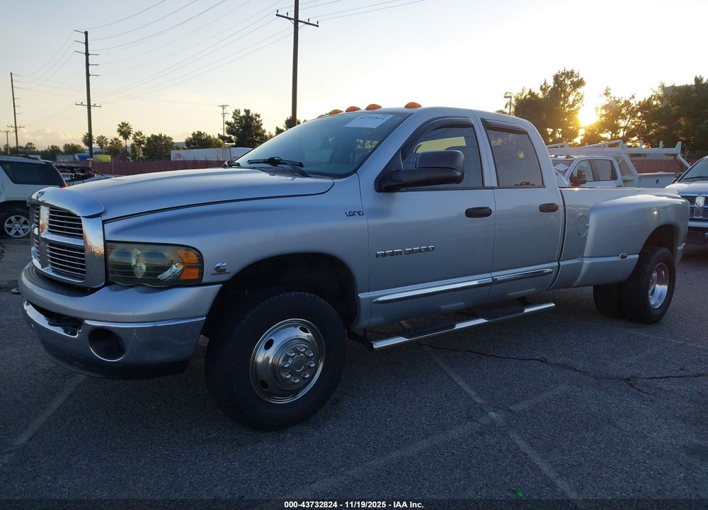 2004 DODGE RAM 3500 SLT/LARAMIE VIN: 3D7MA48C34G229056