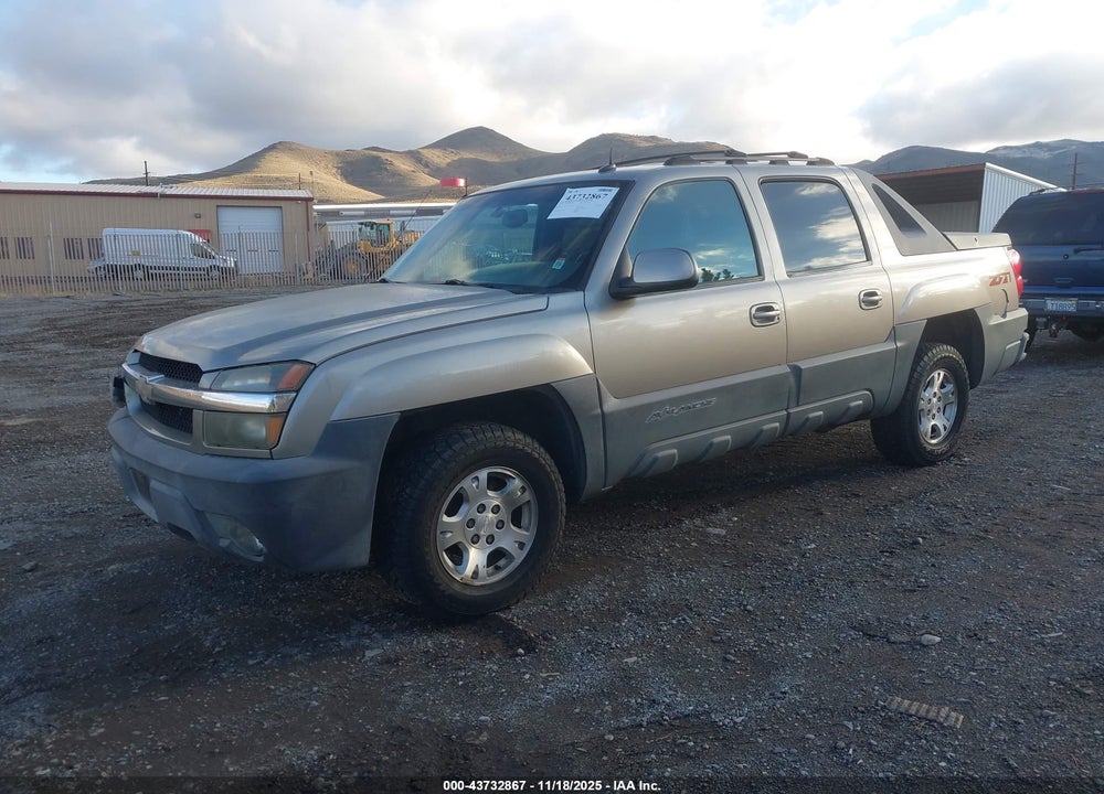 2003 CHEVROLET AVALANCHE K1500 VIN: 3GNEK13T43G185883