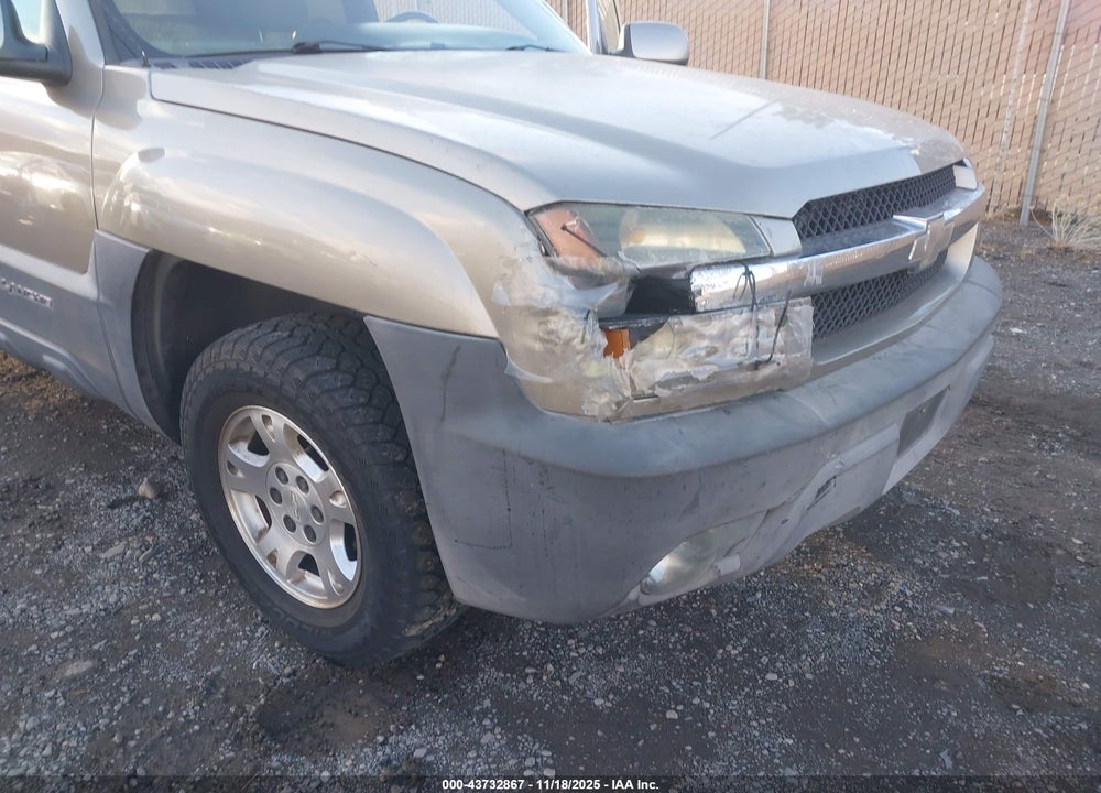 2003 CHEVROLET AVALANCHE K1500 VIN: 3GNEK13T43G185883