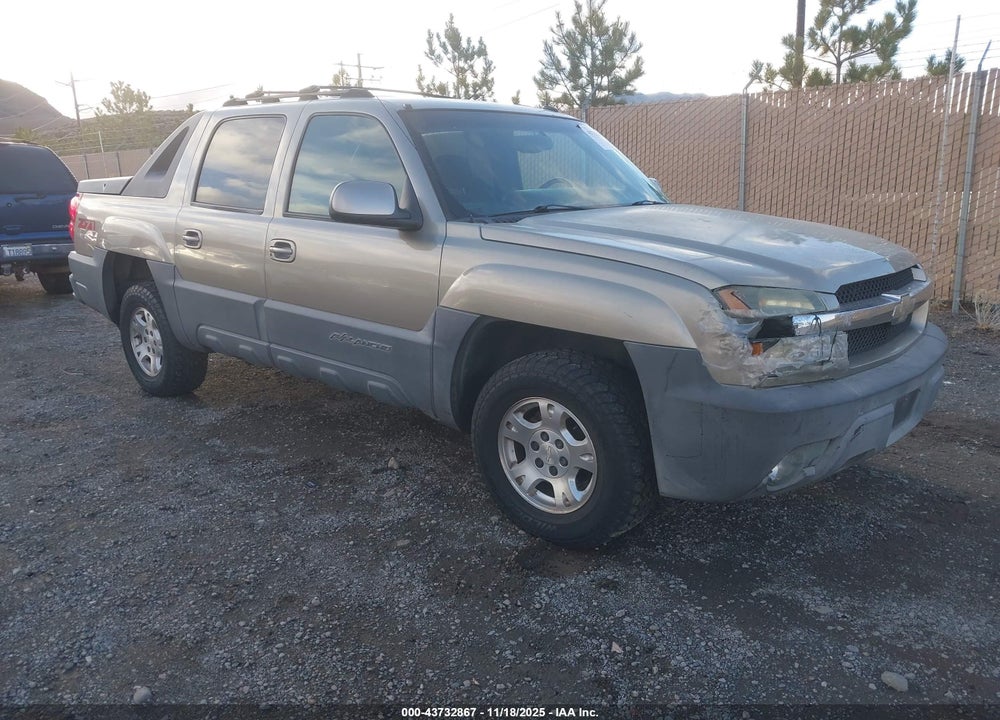 2003 CHEVROLET AVALANCHE K1500 VIN: 3GNEK13T43G185883