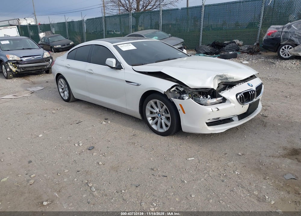2015 BMW 640I GRAN COUPE XDRIVE VIN: WBA6B8C53FD453957