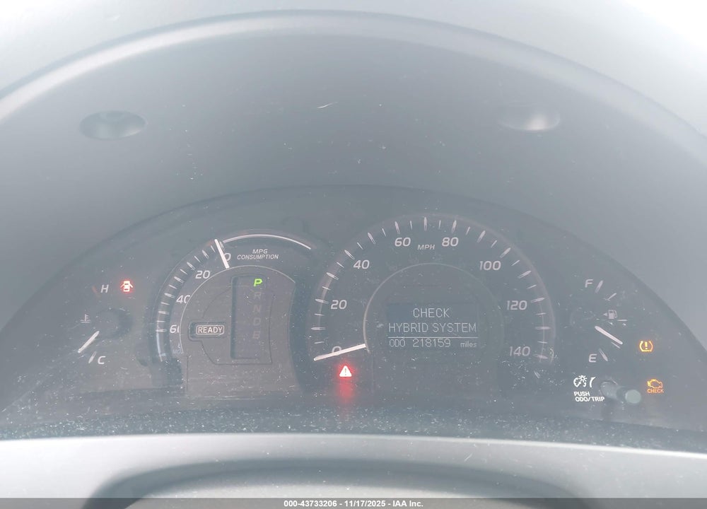 2007 TOYOTA CAMRY HYBRID VIN: JTNBB46K873043668