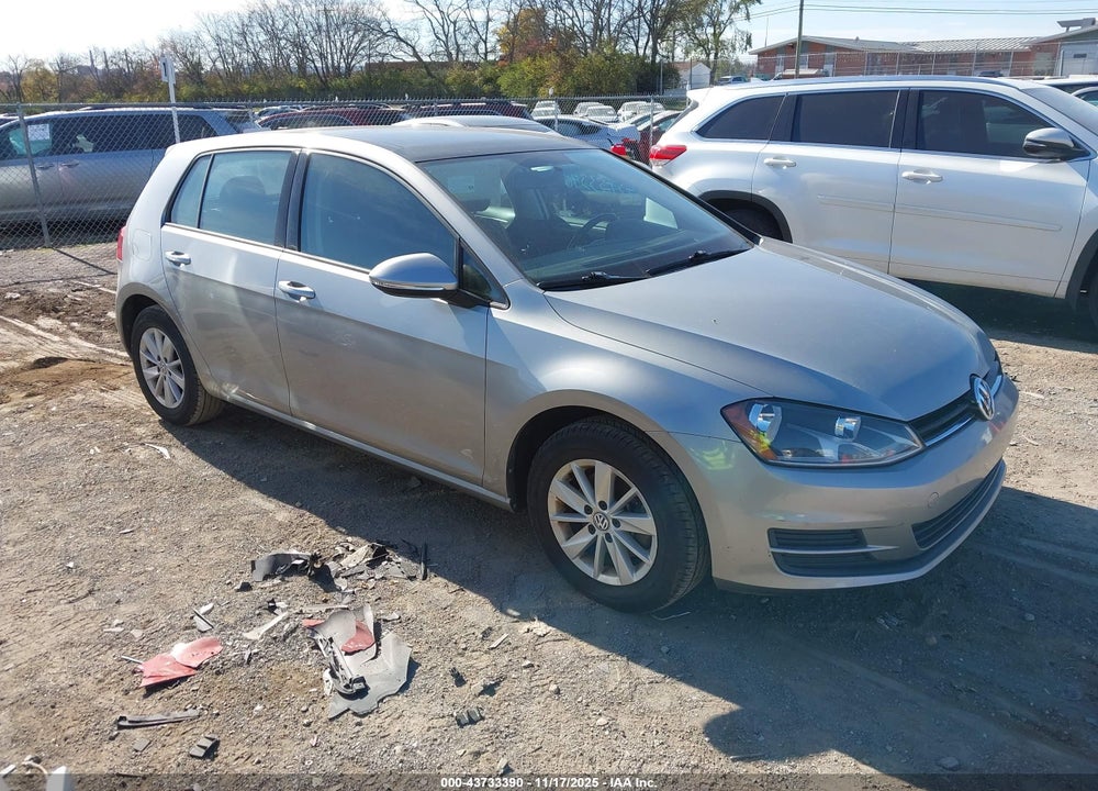 2015 VOLKSWAGEN GOLF TSI S 4-DOOR VIN: 3VW217AU2FM018468