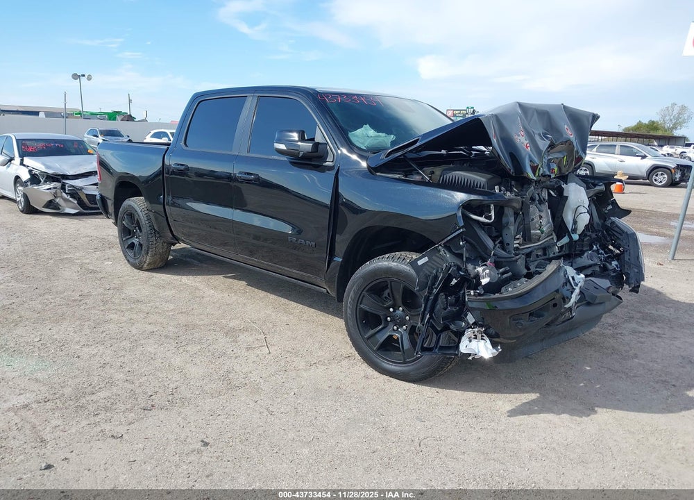 2022 RAM 1500 LONE STAR  4X4 5'7 BOX VIN: 1C6RRFFG6NN298026