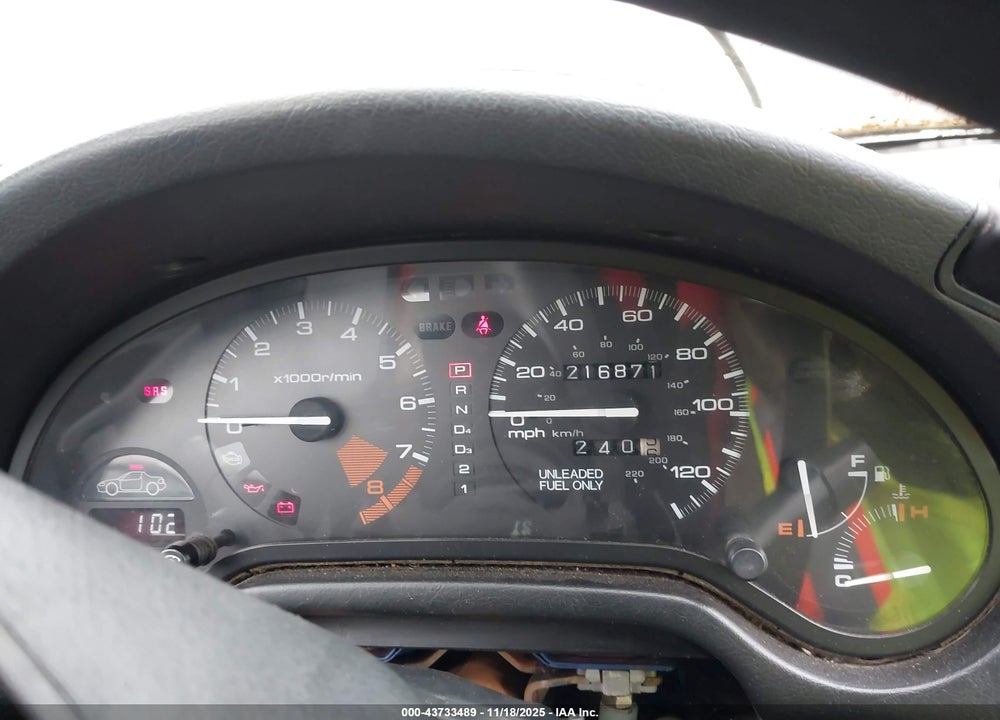 1993 HONDA CIVIC DEL SOL SI VIN: JHMEH6265PS008949