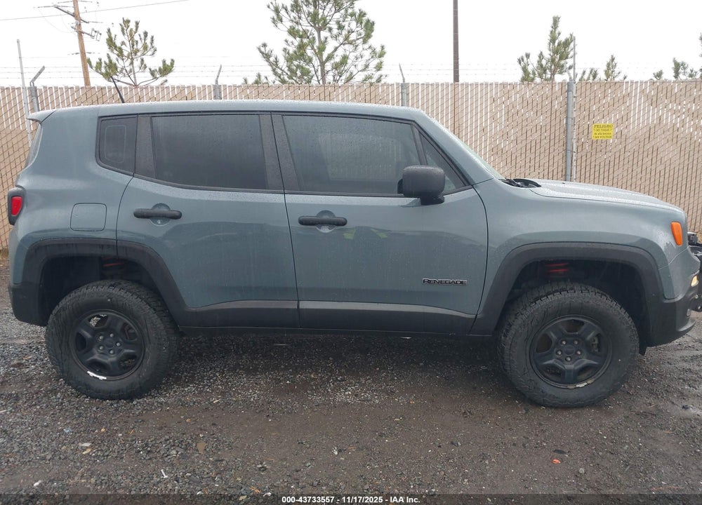 2018 JEEP RENEGADE SPORT 4X4 VIN: ZACCJBAH8JPJ00480
